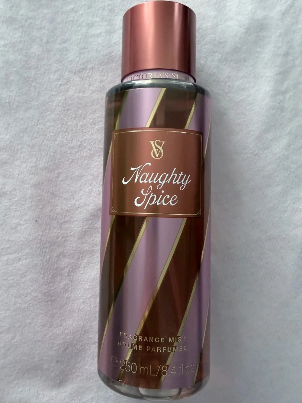 Victoria's Secret Naughty Spice Fragrance Mist - Rose Gold & Mauve